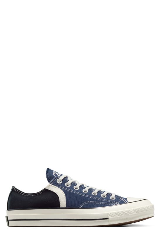 Converse Navy Chuck 70 Archival Stripes Low Top Sneakers In Navy/black ...