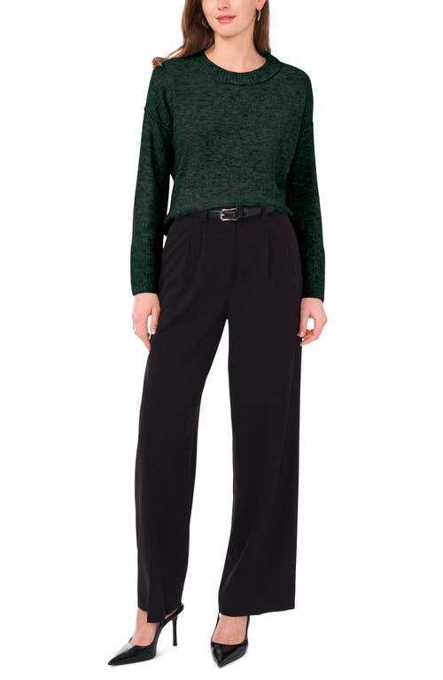 Shop Vince Camuto Crewneck Sweater In Windsor Moss