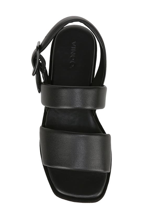 Shop Vince Bowie Lug Sandal In Black