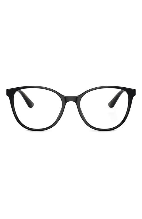 Dolce & Gabbana 54mm Butterfly Optical Glasses in Black at Nordstrom