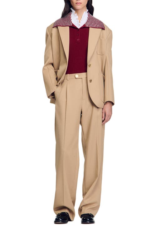 Shop Sandro Suit Trousers