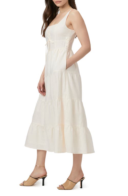 Shop Paige Ophella Linen & Cotton Dress In Marble