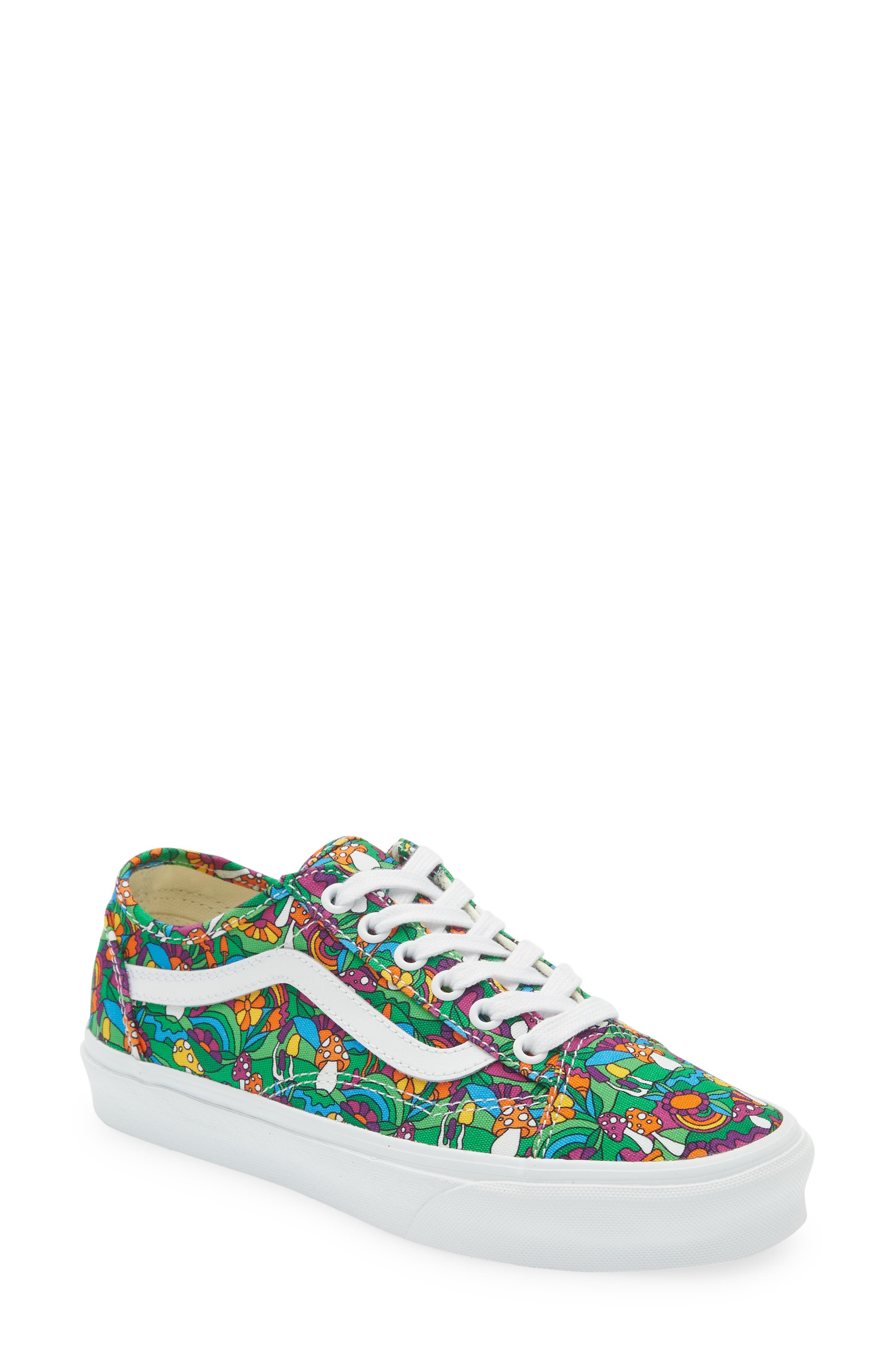 vans floral mushroom shoes