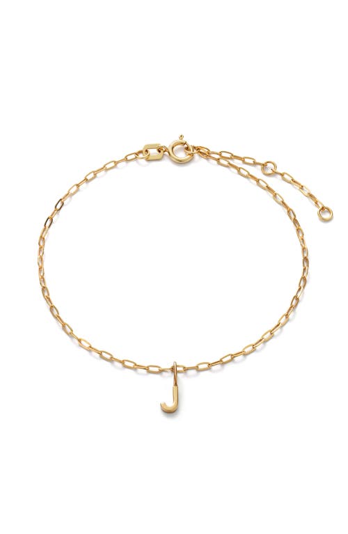 Shop Ana Luisa Gold Charm Letter Bracelet In J