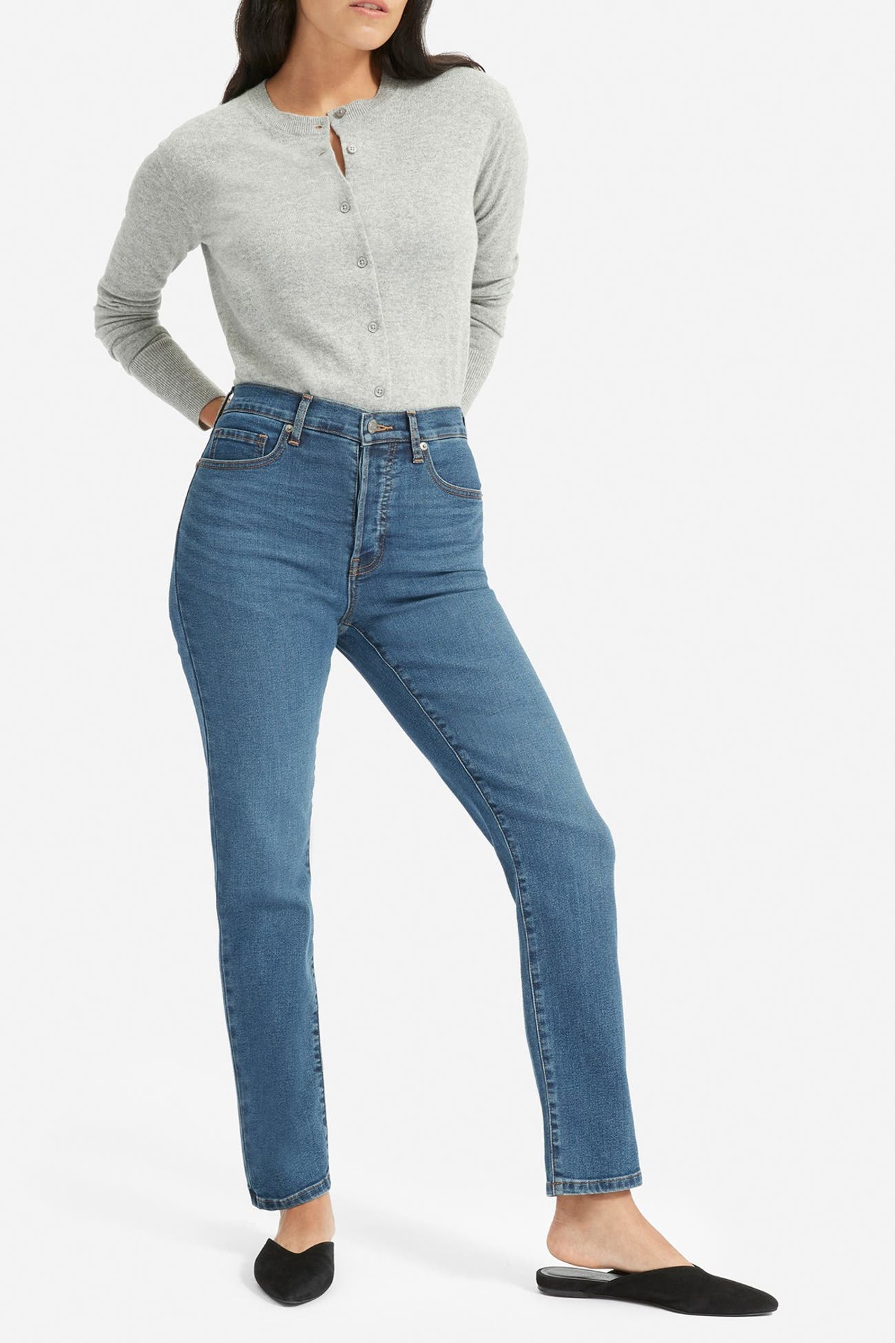 EVERLANE | The Authentic Stretch High-Rise Cigarette Jeans | Nordstrom Rack