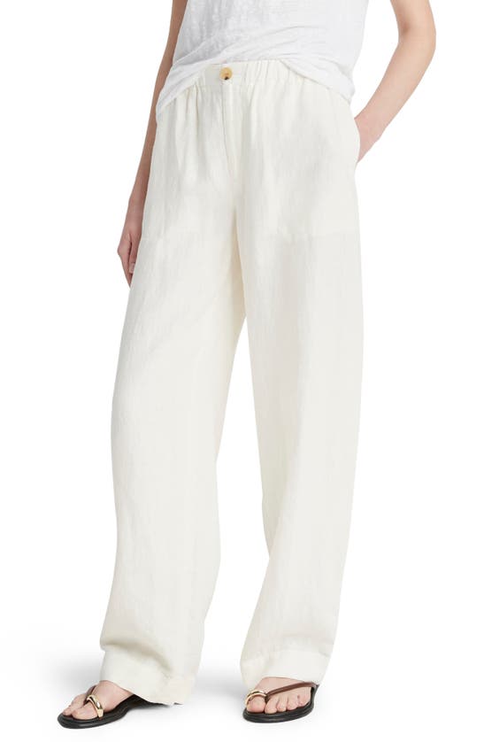 Shop Vince Hemp Utility Pants In Off White