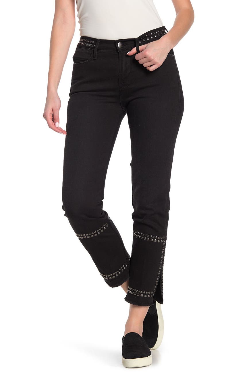FRAME | Le High Straight Studded Jeans | Nordstrom Rack