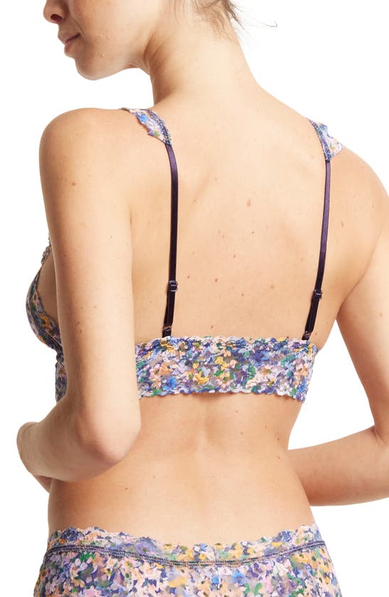 Hanky Panky Print Lace Bralette In Staycation