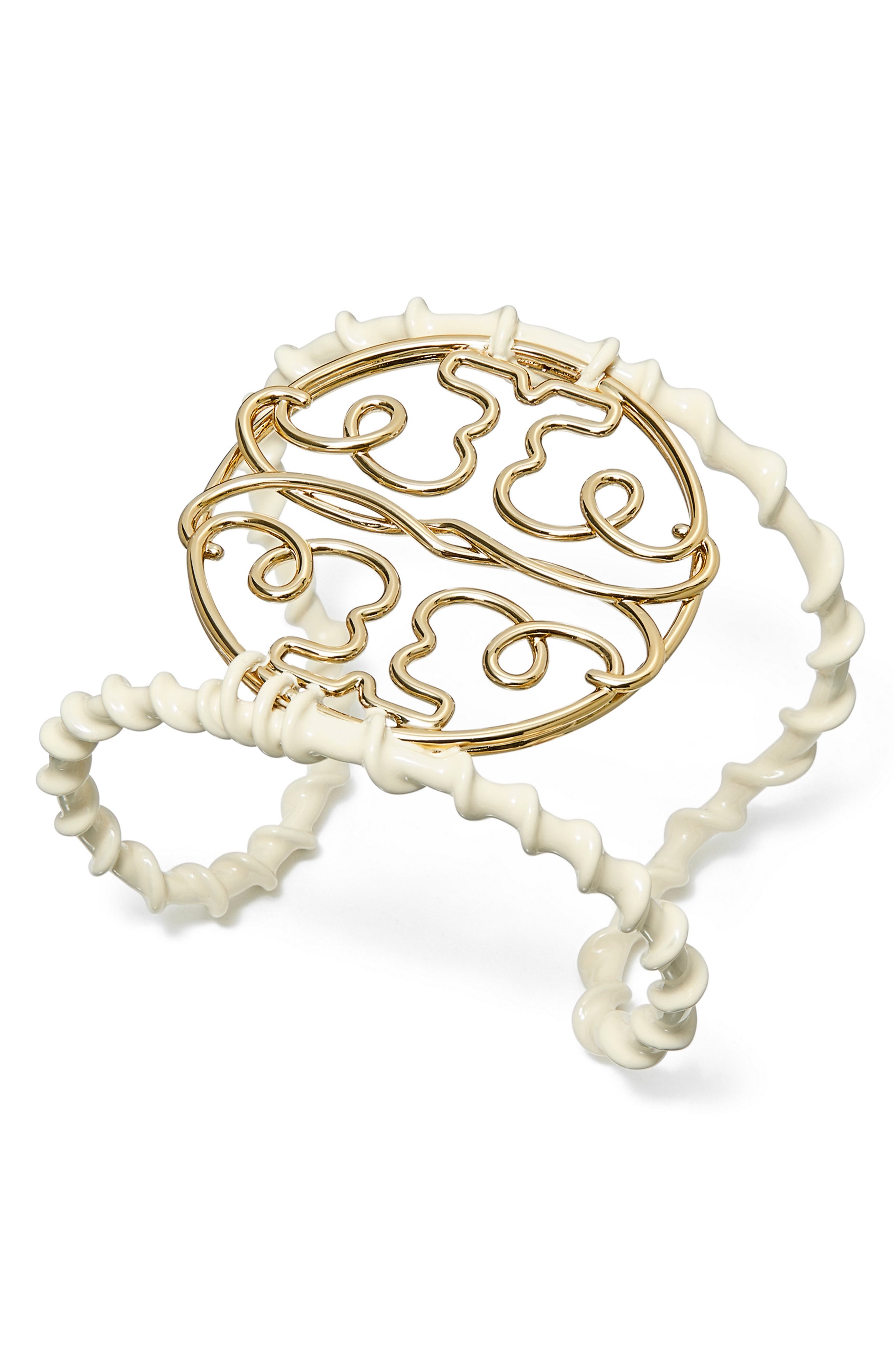 tory burch clear cuff