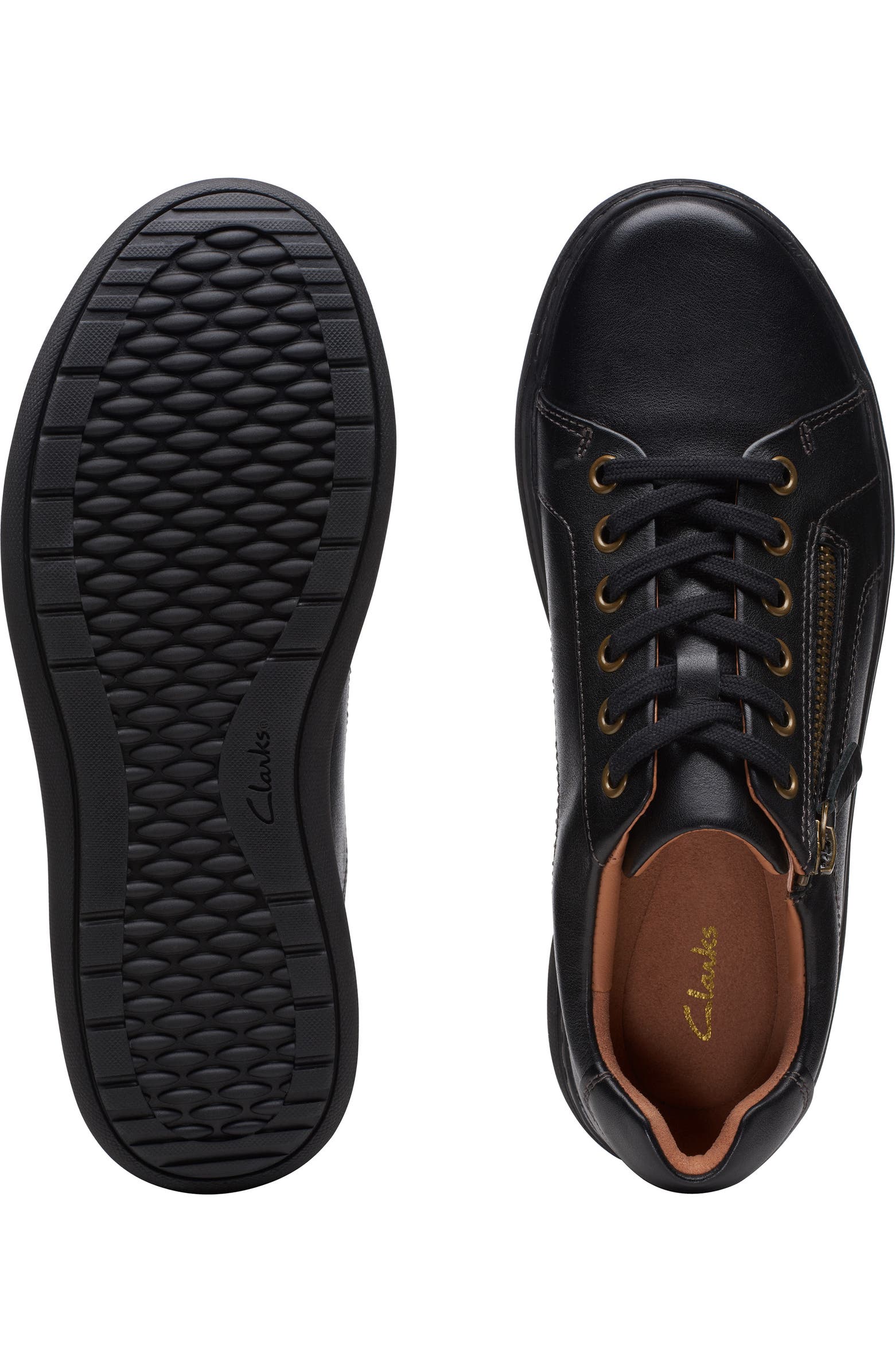 Clarks Dames Nalle Lace Sneaker, Zwart, 39.5 EU Clarks Dames Nalle Lace Sneaker, Zwart, 39.5 EU