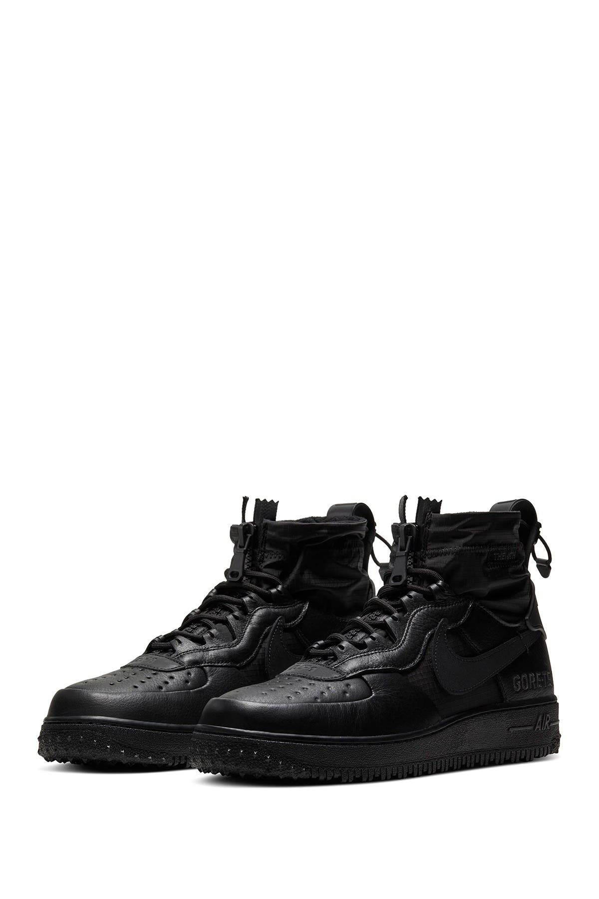 nike air force one boots black