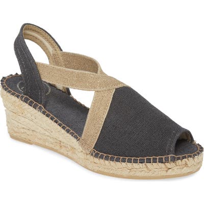 Toni Pons Breda Sandal, Black