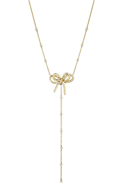 Hueb Romance Diamond Station Y-Necklace in Yellow Gold at Nordstrom, Size 16