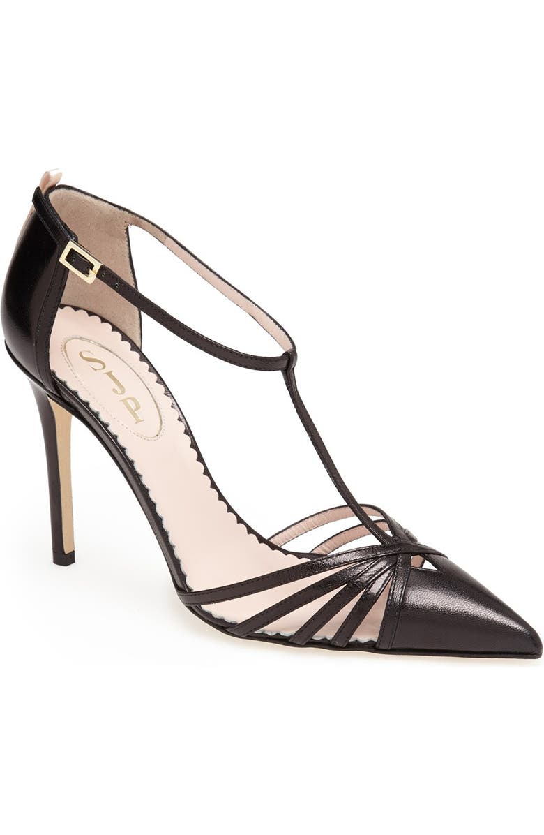 SJP by Sarah Jessica Parker 'Carrie' T-Strap Pump, Main, color, 