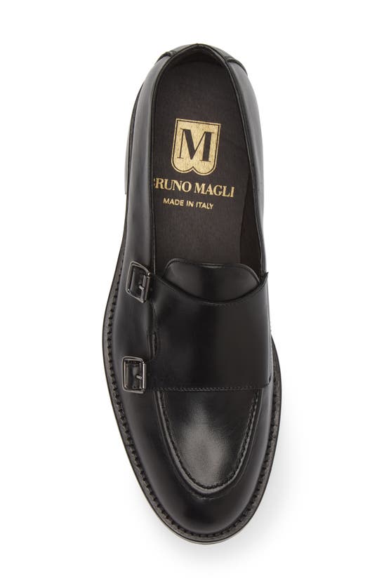 Bruno Magli Blake Monk Strap Shoe In Black