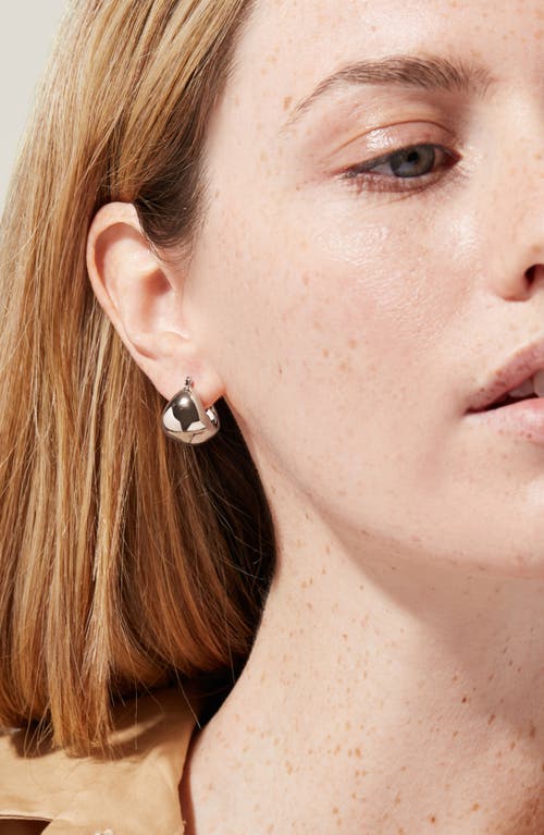 Ana Luisa Hoop Earrings In Silver