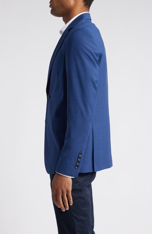 Shop Nordstrom Trim Fit Textured Wool Sport Coat In Blue Cestino Weave