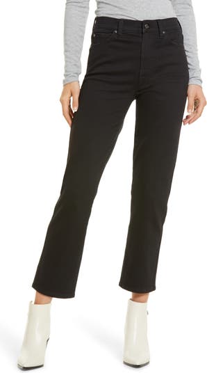 7 For All Mankind High Waist Ankle Straight Leg Jeans | Nordstrom
