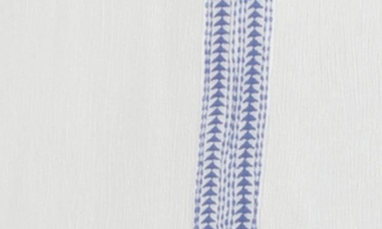 Boho Me Embroidered Tunic Top In White