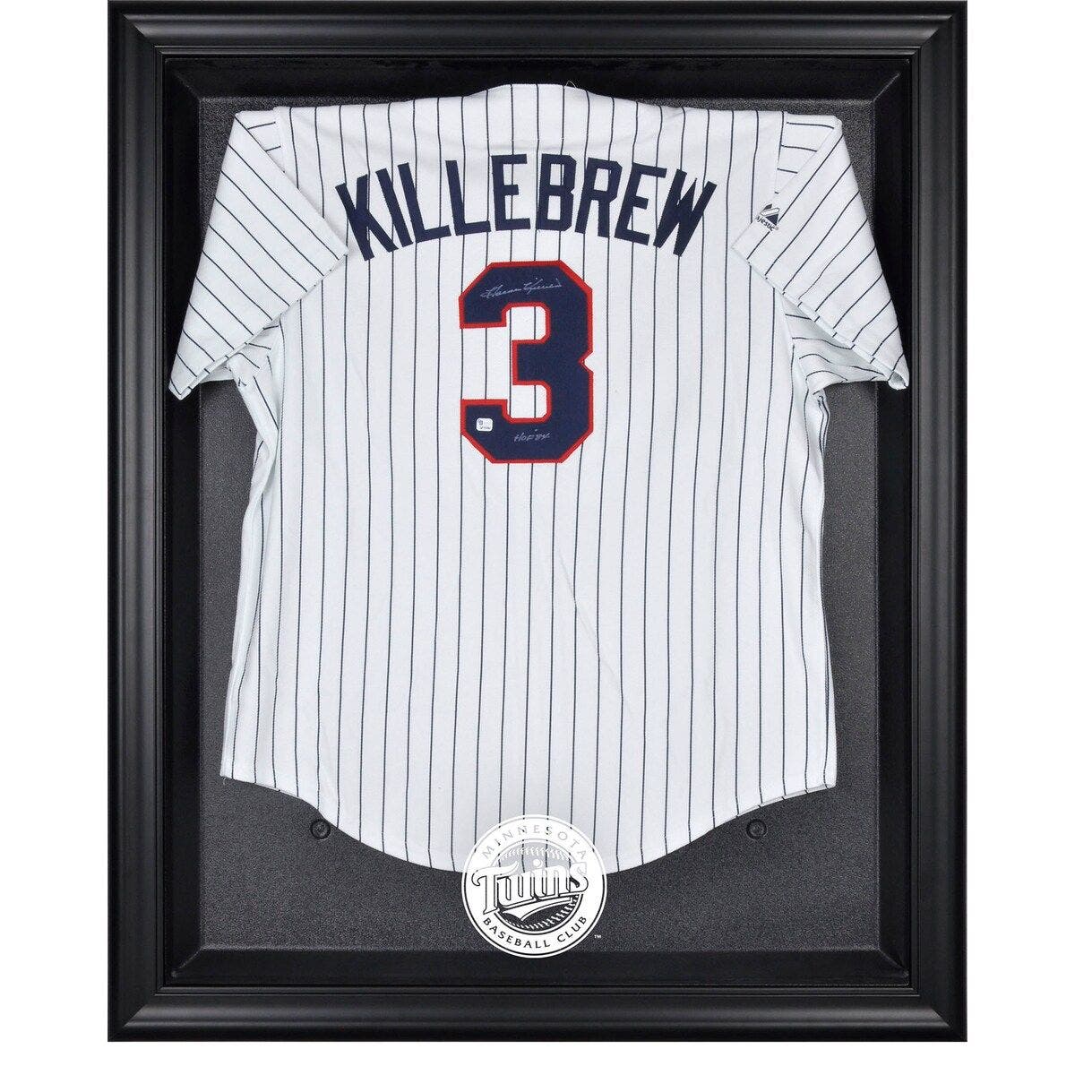 FANATICS AUTHENTIC Minnesota Twins Black Framed Logo Jersey Display