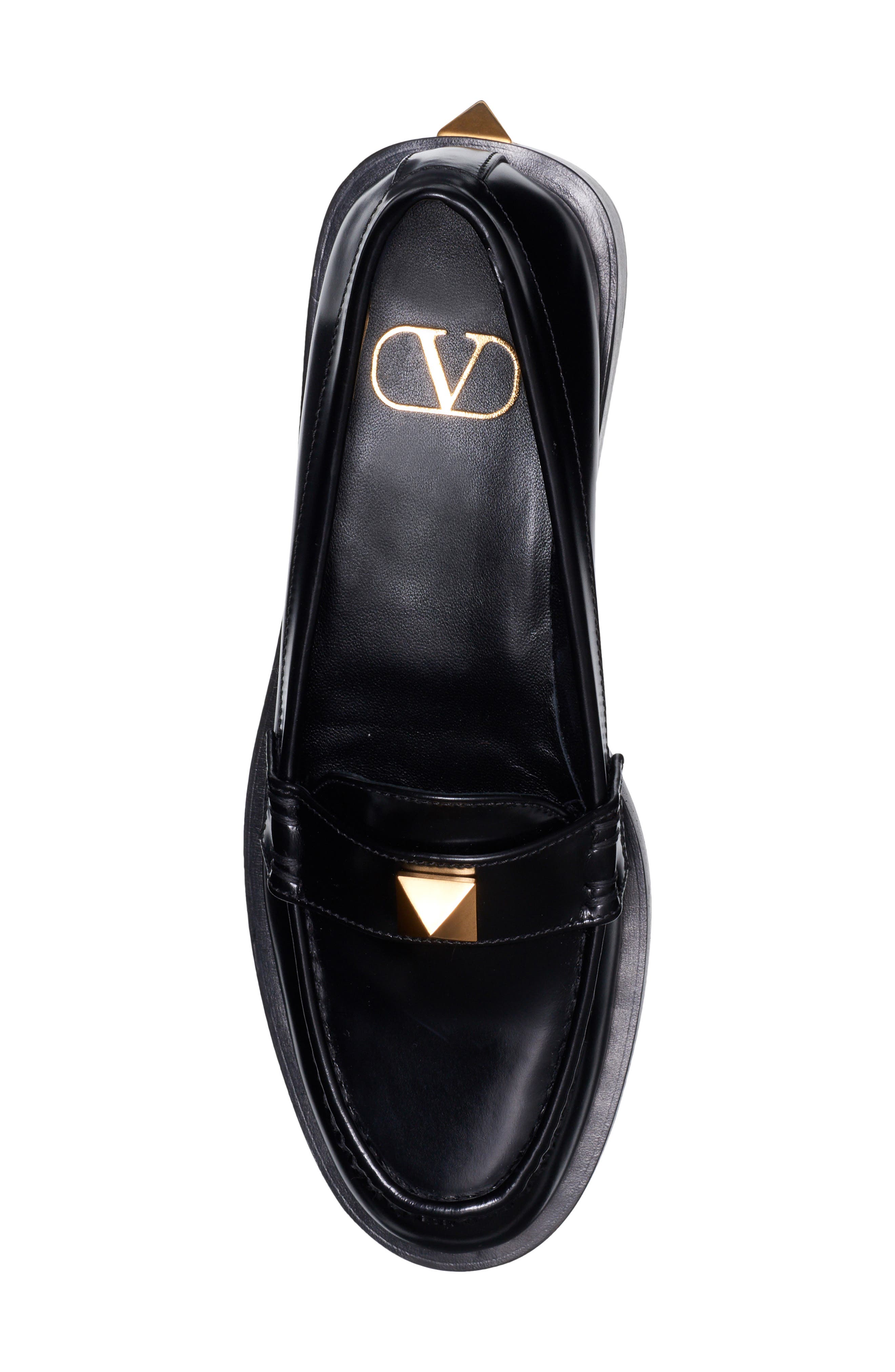 valentino roman stud loafer