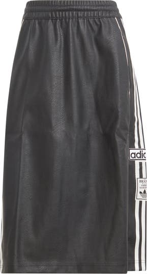 adidas Originals Adibreak Faux Leather Pull-On Skirt | Nordstrom