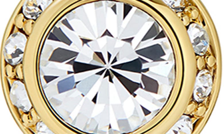 Ted Baker Soletia: Solitaire Sparkle Crystal Stud Earrings In Gold Tone Clear Crystal