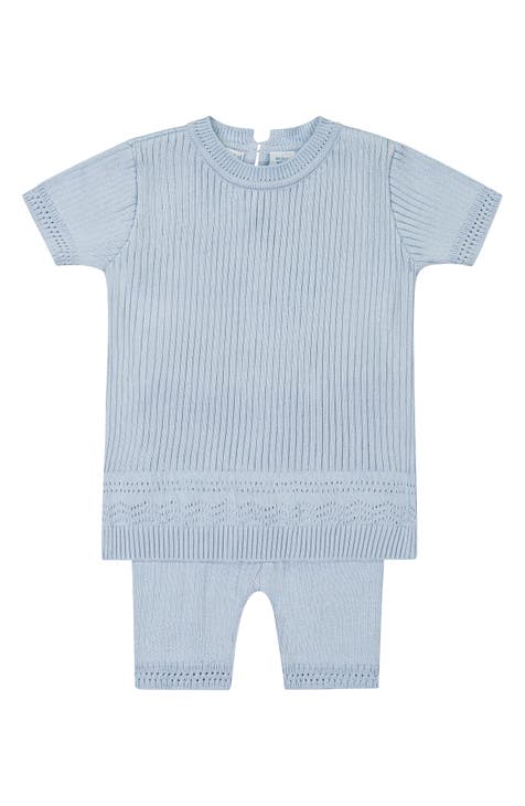 Outerstuff Infant Powder Blue /White/Heather Gray Toronto Blue Jays Biggest Little Fan 3-Pack Bodysuit Set at Nordstrom, Size 24 M