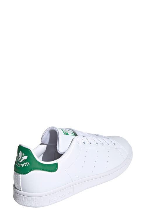 Shop Adidas Originals Adidas Primegreen Stan Smith Sneaker In White/green/white