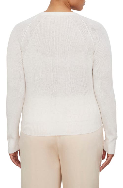 Shop Vince Raglan Sleeve Cashmere Cardigan In Off White