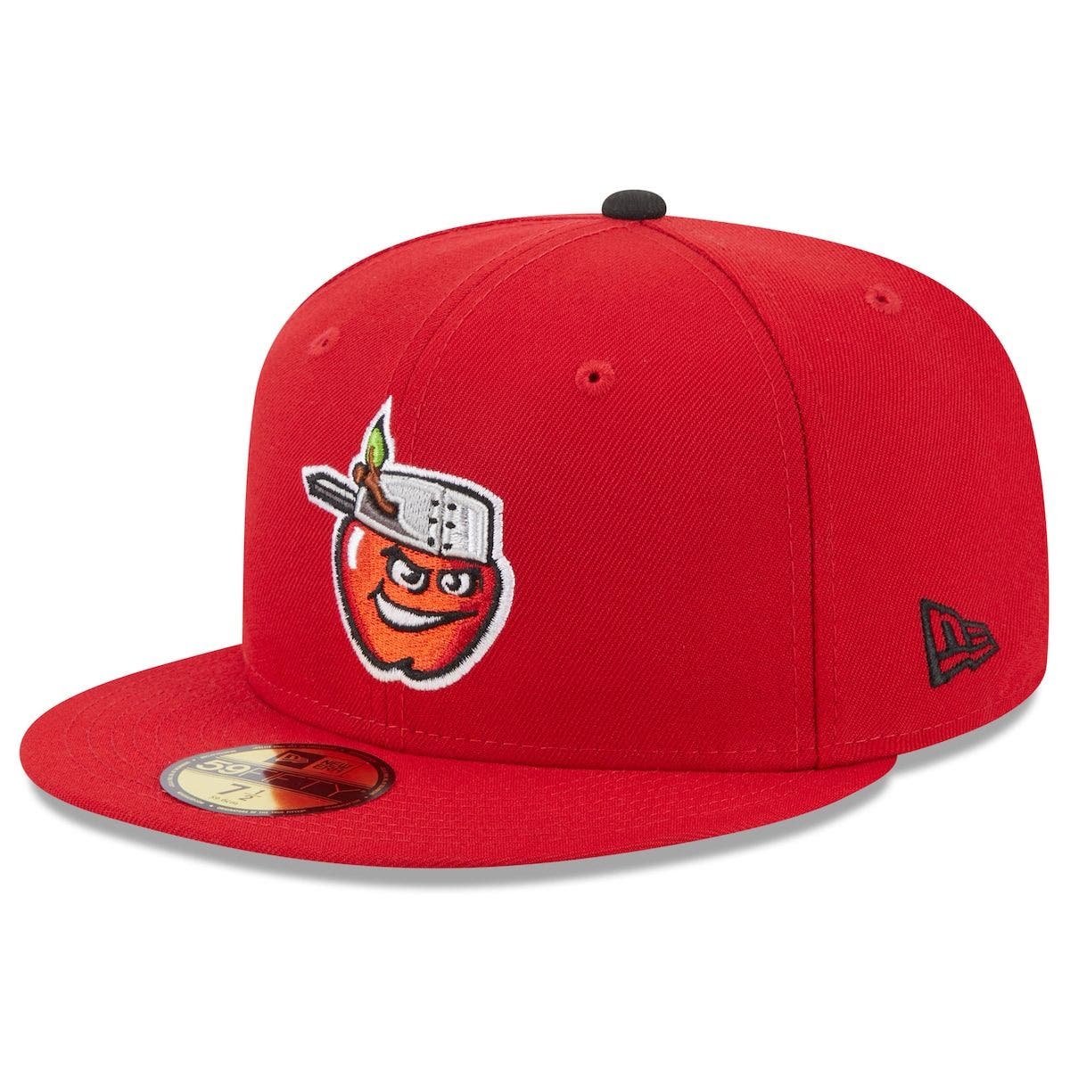 New Era Men's New Era Red Fort Wayne TinCaps Authentic Collection Alternate Logo 59FIFTY Fitted