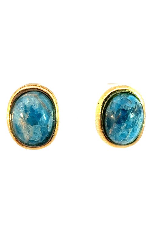 Gas Bijoux Semiprecious Stone Stud Earrings in Blue at Nordstrom