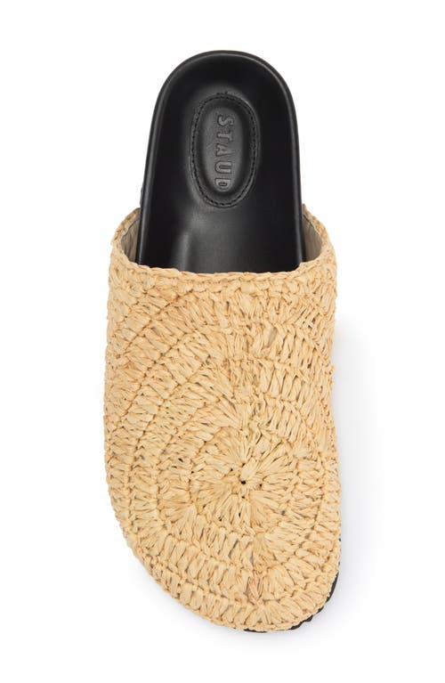 Shop Staud Dia Raffia Mule In Natural