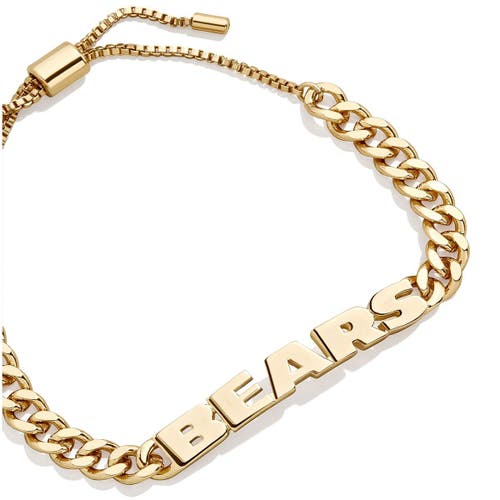 Women's BaubleBar Gold Chicago Bears Chain Bracelet