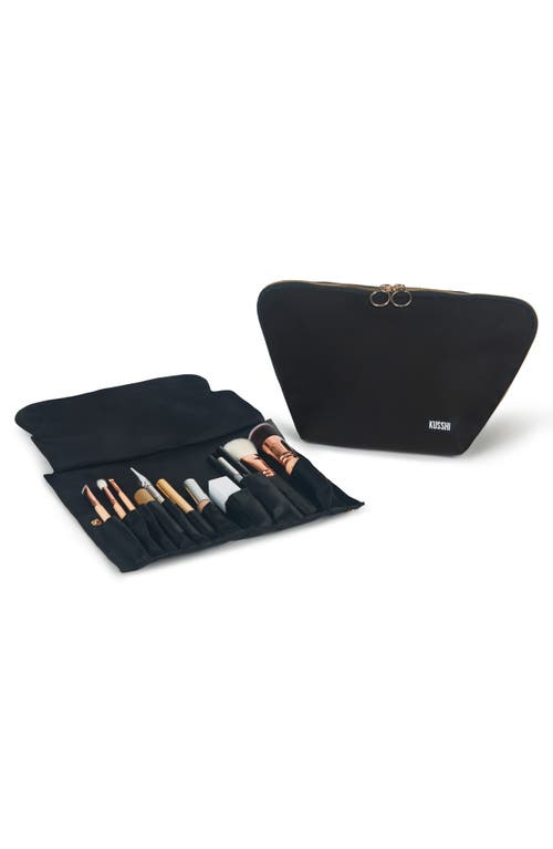 KUSSHI Vacationer Makeup Brush Organizer in Black/ at Nordstrom