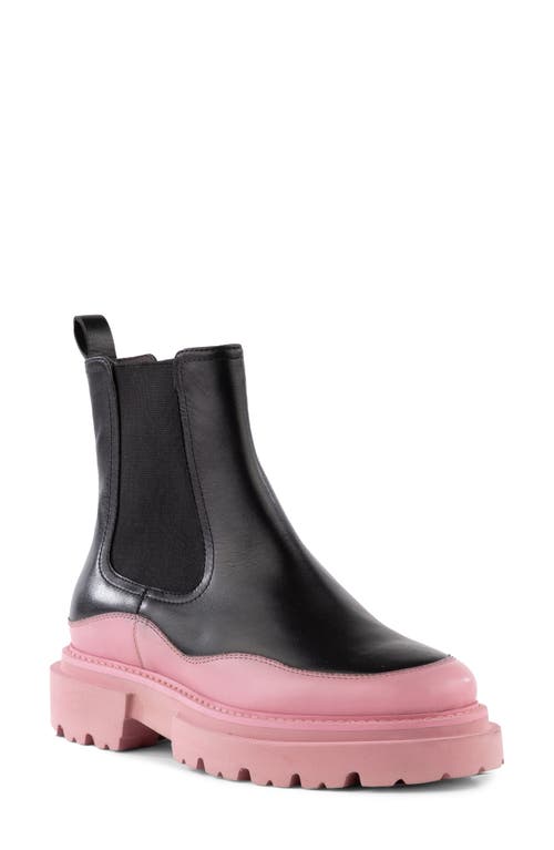 Seychelles Savor The Moment Chelsea Boot In Black/pink