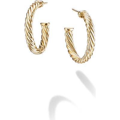 David Yurman Cable Loop Hoop Earrings