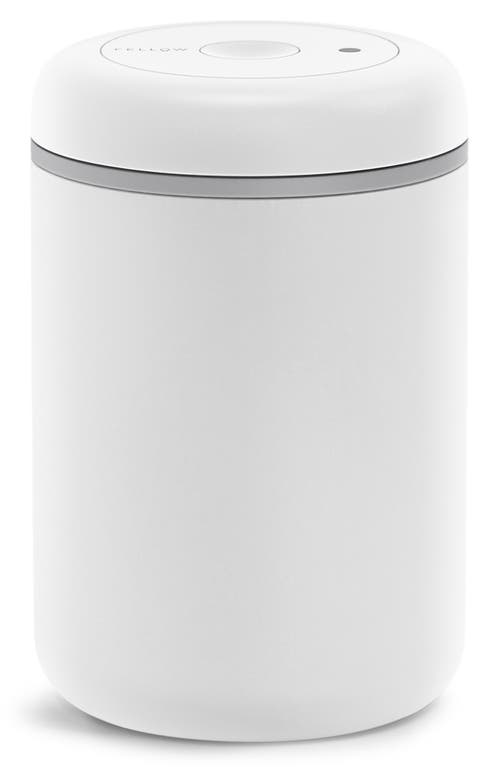 Fellow Atmos Stainless Steel Vacuum Canister in Matte White at Nordstrom, Size Small