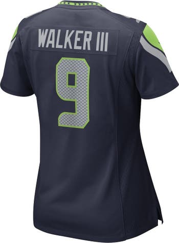 Men's Nike Kenneth Walker III White Seattle Seahawks Away Game Player Jersey