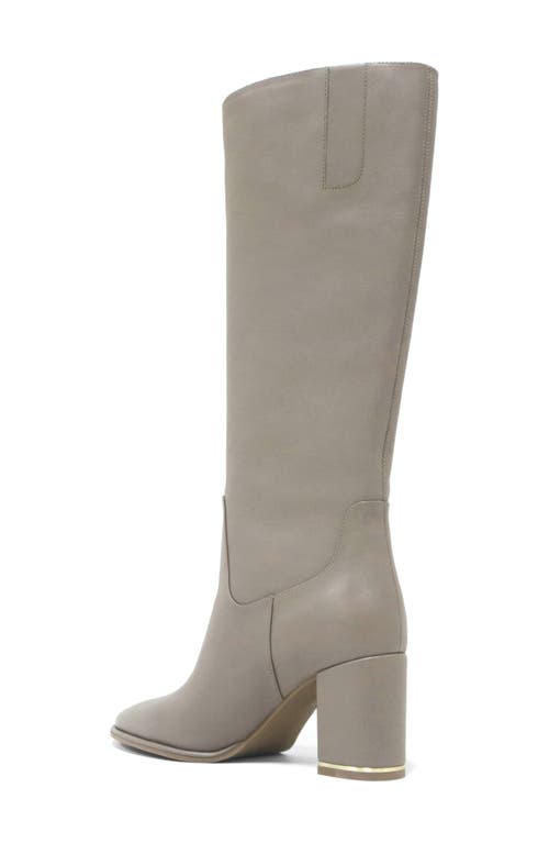 Kenneth Cole Yvonne Knee High Boot In Taupe Leather