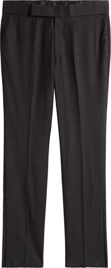 Emporio Armani Virgin Wool Tuxedo Pants | Nordstrom