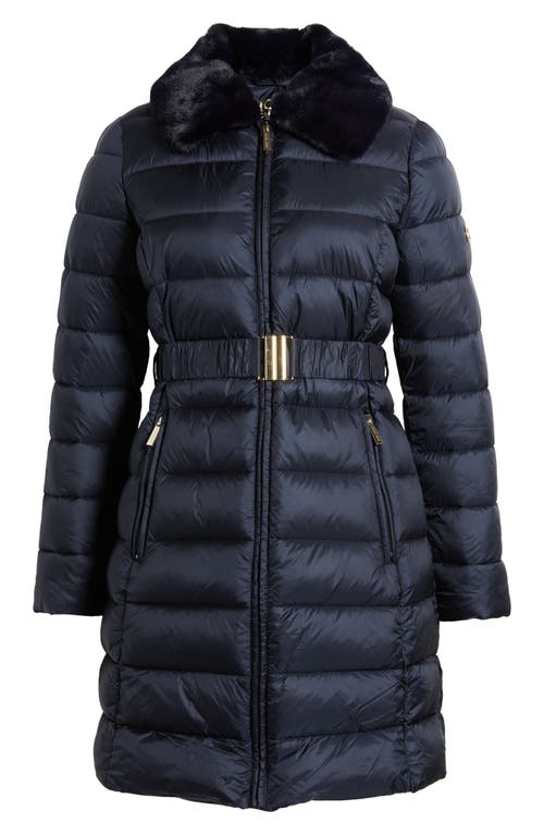 MICHAEL KORS MICHAEL KORS BELTED PACKABLE LONG PUFFER JACKET 