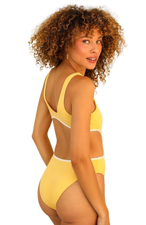 Shop Dippin Daisys Baja One Piece In Mellow Yellow