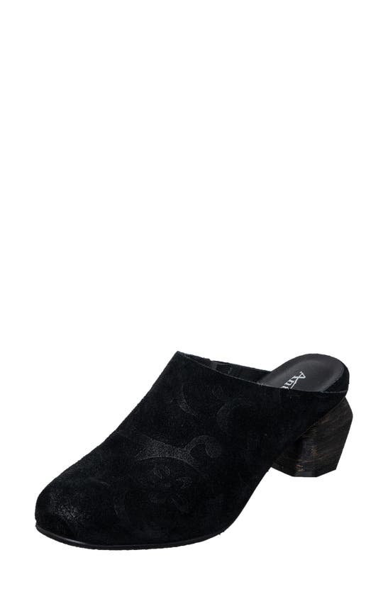 Shop Antelope Peni Mule In Black Suede