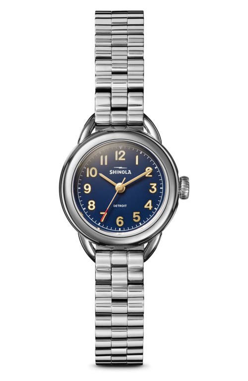 Shinola Runabout Bracelet Watch, 25mm in Navy at Nordstrom, Size 25 Mm