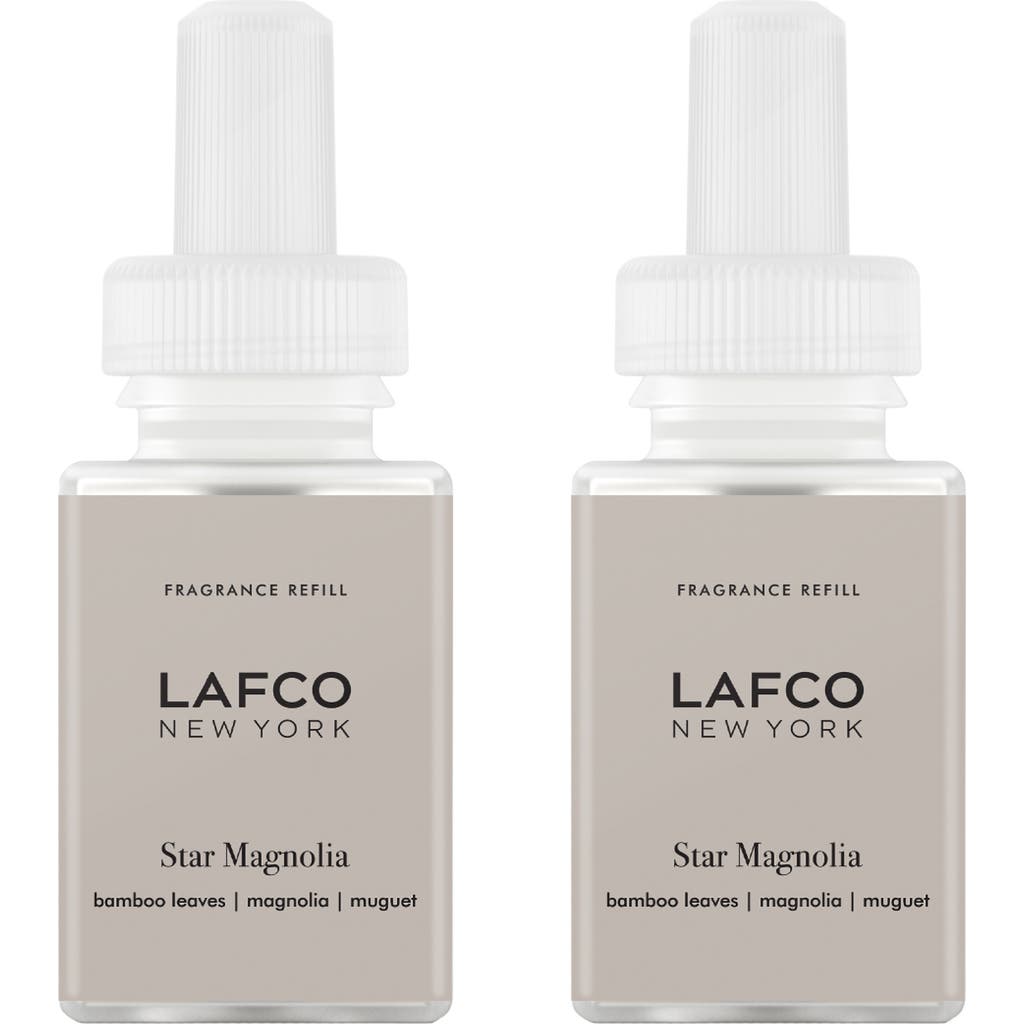 Pura X Lafco Birchwood Molasses 2-pack Smart Diffuser Fragrance Refills In Star Magnolia