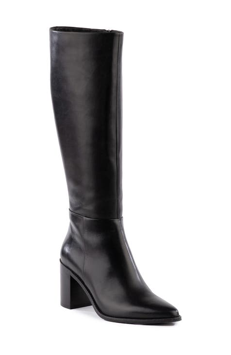 women knee high leather boots | Nordstrom