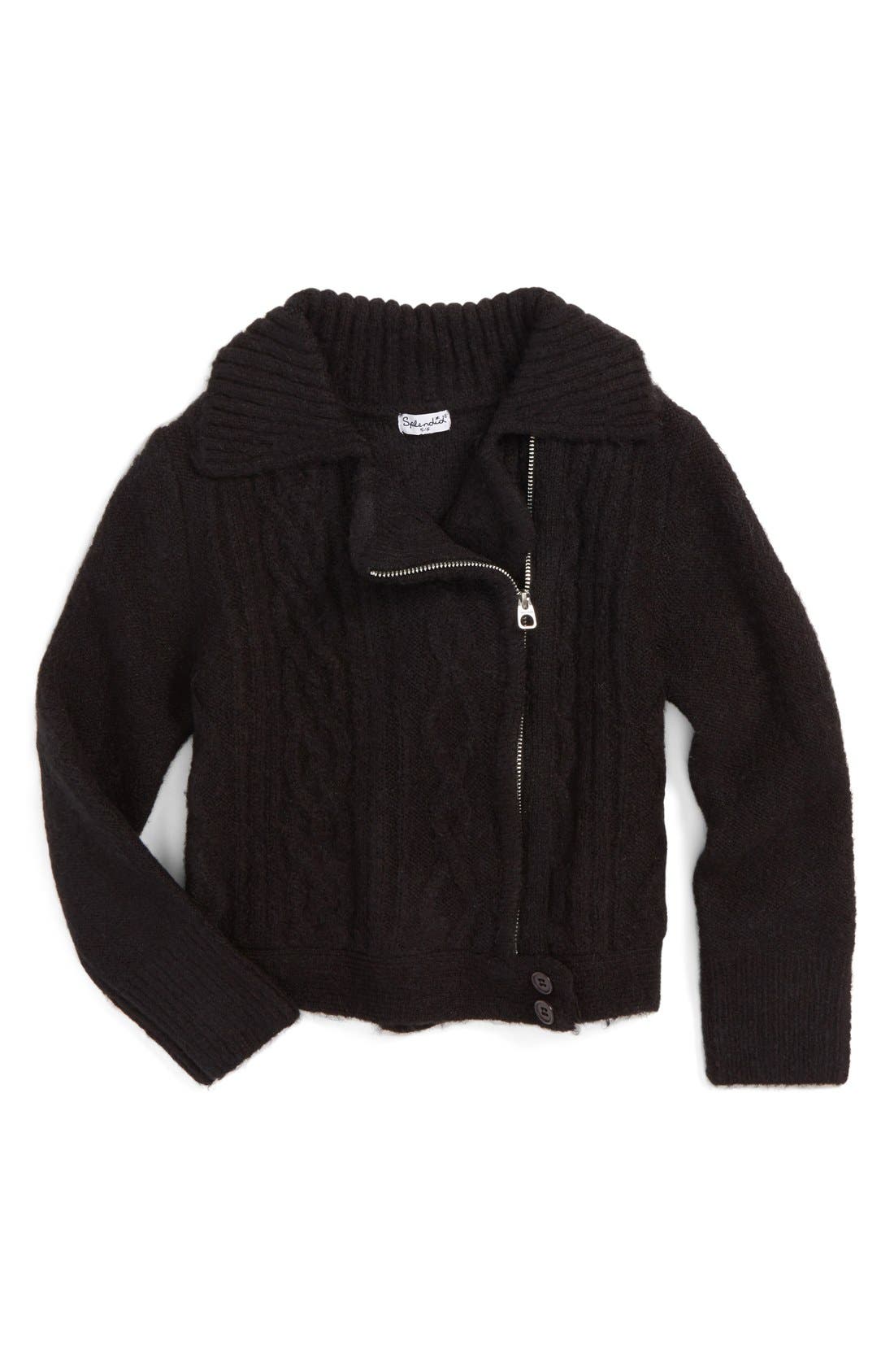 Splendid Moto Jacket (Toddler Girls & Little Girls) Nordstrom