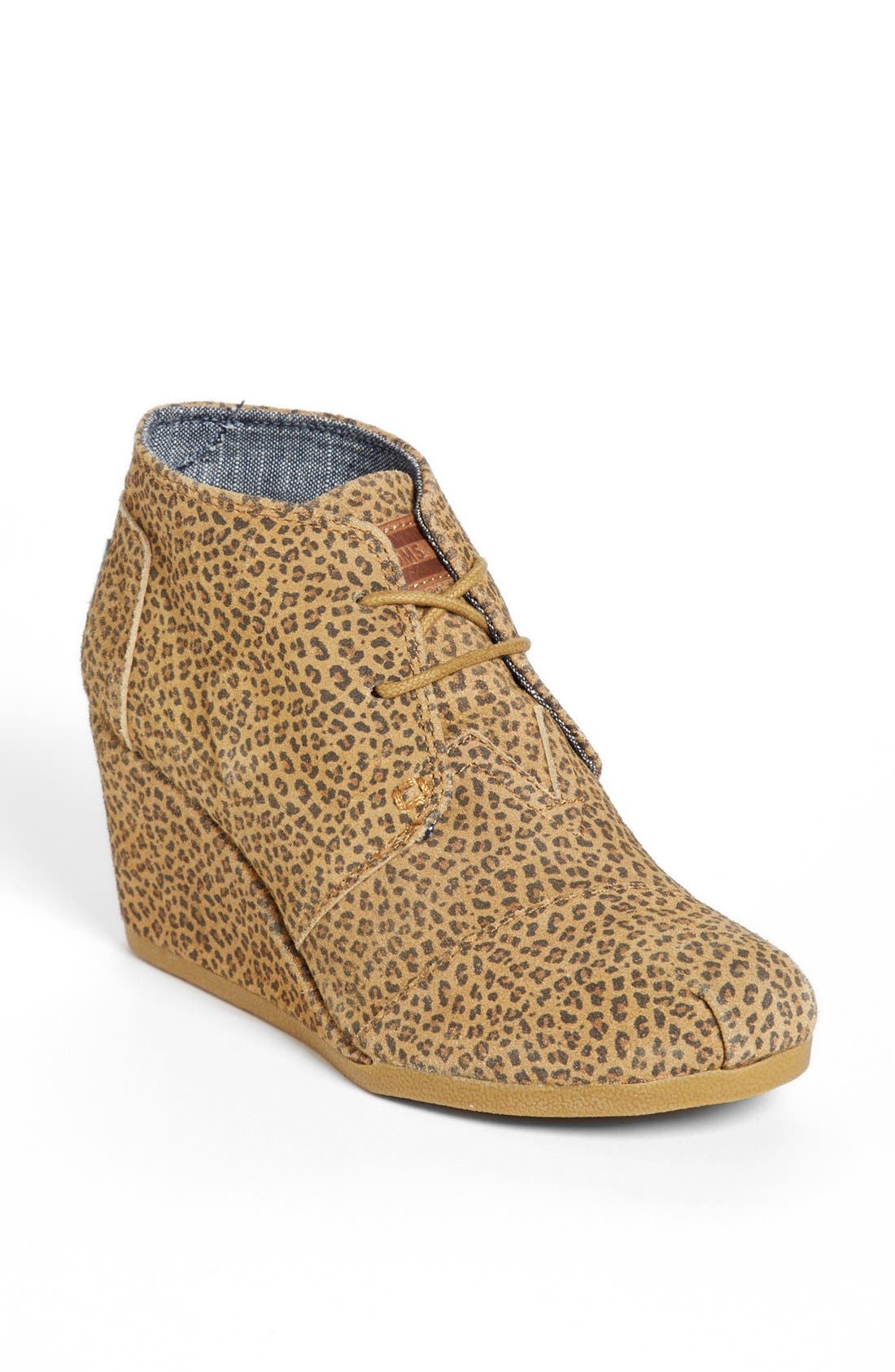 toms cheetah booties