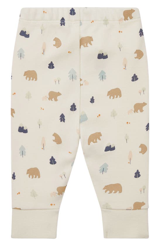 Shop Mori Bear Print Fitted Two-piece Pajamas